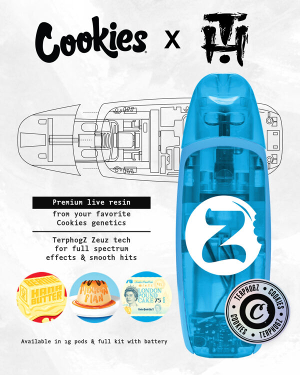 Zeus Pods Vape Cookies | TerpHogz | Zeuz Pod Vape